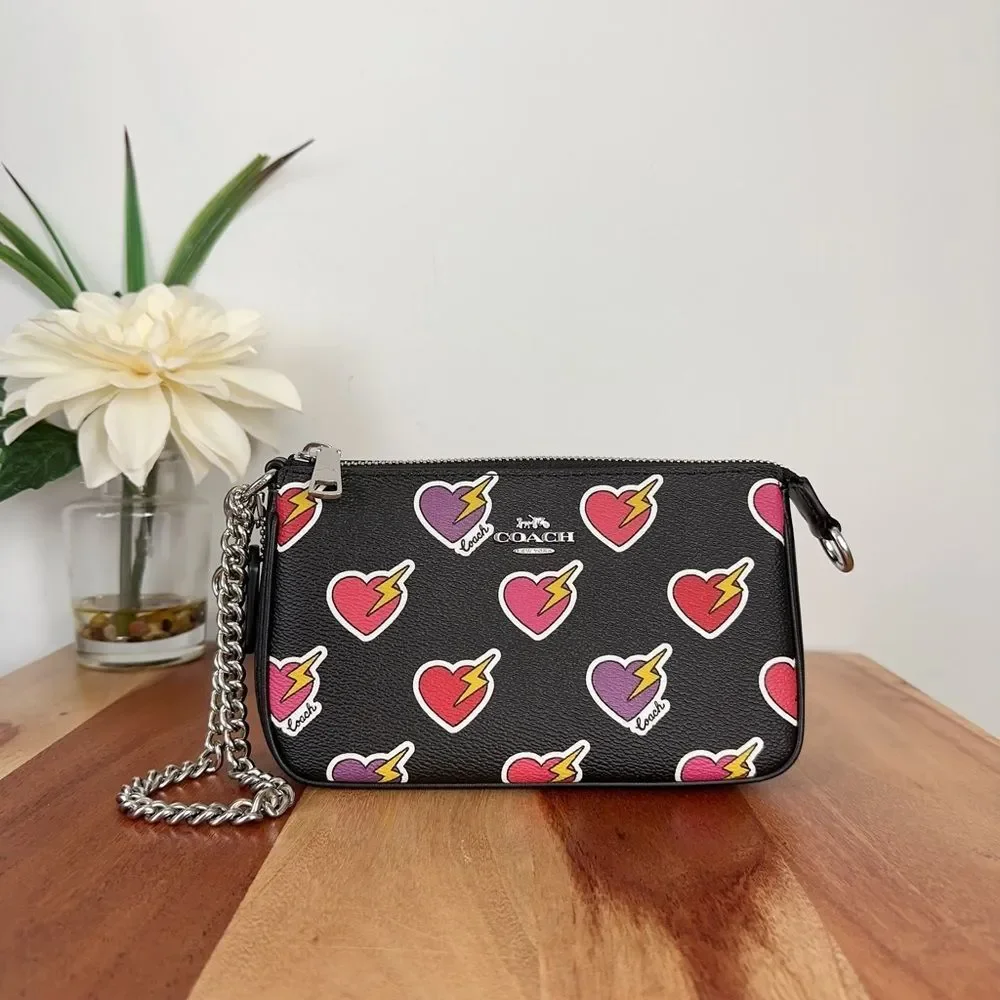 NWT Coach‎ Nolita 19 With Heart Bolt Print